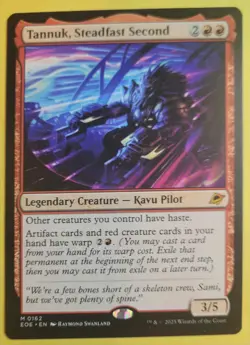 MTG Edge of Eternities M Tannuk, Steadfast Second #0162 Magic The Gathering - Image 1