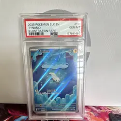Pokemon Tynamo 113/086 Sv: Black Bolt Illustration Rare Holo PSA 10 - Image 1