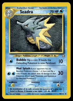 SEADRA 48/111 UNCOMMON NEO GENESIS POKEMON - Image 1