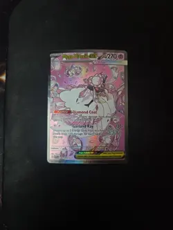 Pokemon Mega Diancie EX 282/217 Full Art SIR Ascended Heros - Damaged - Image 1