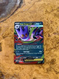 Pokemon Mega Gengar EX 056/094 Me02: Phantasmal Flames Double Rare Holo 350 HP - Image 2