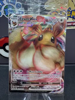 SEALED Eevee VMAX SWSH087 Black Star Promo Full Art Holo Pokemon TCG 2021 NM - Image 1