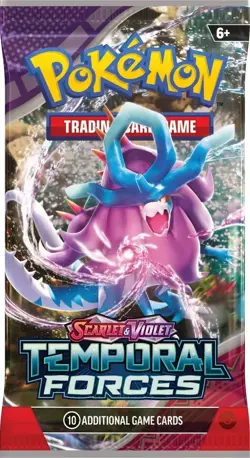 X9 Pokemon Scarlet And Violet - Temporal Forces Booster Packs - Image 1