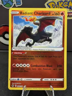 Pokemon TCG Radiant Charizard Crown Zenith 020/159 - Image 1