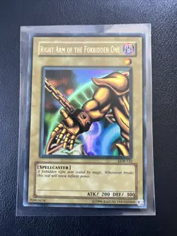 Right Arm of the Forbidden One LOB-122 Ultra Rare Yu-Gi-Oh - Image 1