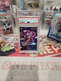 2026 ONE PIECE OP14-EB04-THE AZURE SEA'S SEVENALTERNATE ART #093 PERONA PSA 10 - Image 1