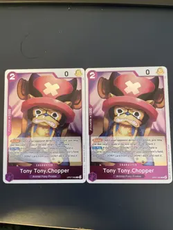 Two One Piece 500 Years In The Future Rare Foil OP07-066 Tony Tony Chopper - Image 1