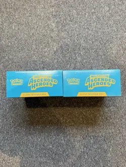 2x Pokemon TCG Ascended Heroes ETB Elite Trainer Box New Tear in Seal Damage - Image 2