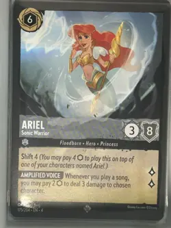 Ariel - Sonic Warrior - 175/204 - Super Rare - EN4 - Disney Lorcana 👑 - Image 1