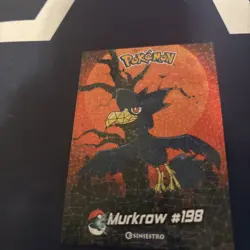 Murkrow #198- Cracked Ice Holo - Crystal Collection 2025 - Pokemon Card - Image 1