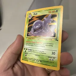 Pokemon TCG WOTC Fossil Muk 13/62 Holo Rare Unlimited Mp Vintage Card - Image 3