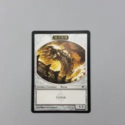 Magic The Gathering Scars of Mirrodin Wurm Token #9/9 MTG TCG CCG - Image 1