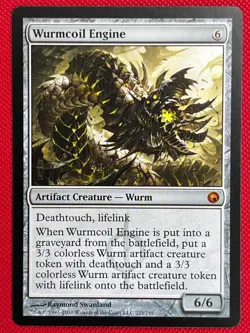 MTG 1X Wurmcoil Engine X1 Scars of Mirrodin Magic - NM - Image 1