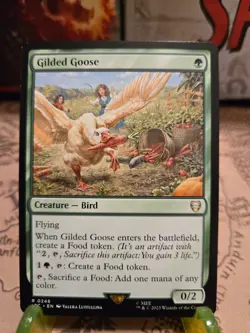 MTG Gilded Goose Commander: the Lord of the Rings Regular Rare NM - Image 1