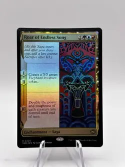 Roar of Endless Song 0220 Foil R MTG Tarkir: Dragonstorm TDM MTG NM - Image 1