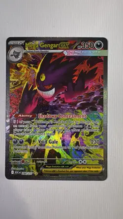 Pokemon TCG Mega Gengar Ex 284/217 Special Illustration Rare SIR Ascended Heroes - Image 1