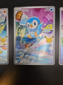 Pokemon 1st Partner Illustration Collections Turtwig #40 Chimchar #41 Piplup 42 - Image 3