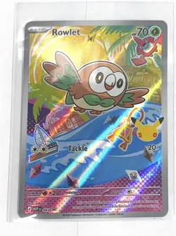 Pokemon First Partner Illustration Collection Series 1 Alolan GEN 7 Starters NM - Image 2