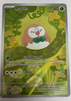 2026 Pokemon - ROWLET - IR Illustration Rare - PERFECT ORDER - 090/088 - Image 1
