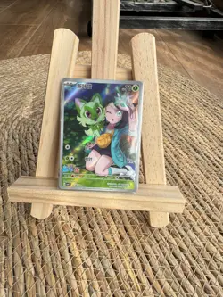 Pokemon TCG S-Chinese Horizon Liko and Sprigatito 01 09/09 Holo Card - Image 2