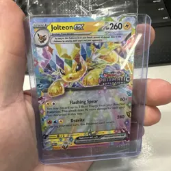 Jolteon ex 030/131 Prismatic Evolutions Stamped Promo Sealed Pokemon TCG - Image 1