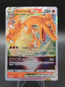 Charizard VSTAR 019/159 Crown Zenith Holo Pokemon - NM - Image 1