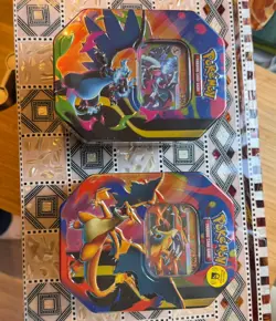 Pokemon TCG: Mega Charizard ex Tins X + Y - Set of 2 - BRAND NEW SEALED - Image 2