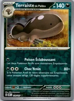 Carte Pokemon Terraiste de paldea 129/197 Reverse - 2023 - Image 1