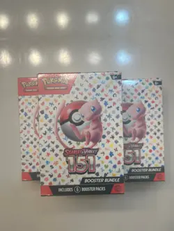 3x NEW & SEALED! Pokemon TCG 151 Booster Bundles (18 Packs) - Image 1