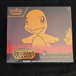 Pokemon Center Exclusive Scarlet & Violet Obsidian Flames ETB Sealed - Image 1