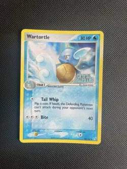Pokemon TCG Wartortle EX Crystal Guardians 43/100 Reverse Holo Uncommon NM+ - Image 1