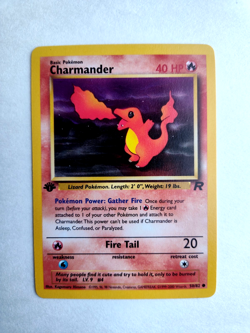 1999 Pokemon 1st Edition Team Rocket Set Charmander #50/82 - MN - Image 1
