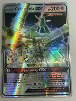 Celesteela GX 163/214 ULTRA RARE Holo Pokemon Card TCG Unbroken Bonds LP - Image 1