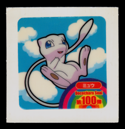 LP - Pokemon Mew Daiichi Pan Part 100 (100th) Deco-Chara Japanese Sticker - Image 1