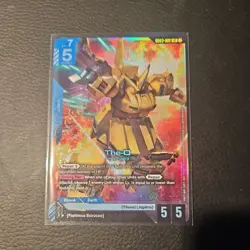 GUNDAM CARD GAME GD03-002 THE-O (LR) FOIL CARD - STEEL REQUIEM - Image 1