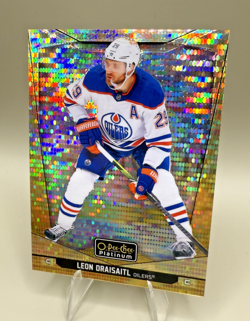 Leon Draisaitl 2024-25 O-Pee-Chee Seismic Gold /50 Edmonton - Image 1