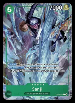 Sanji (Alternate Art) (OP13-027) - Carrying On His Will - Image 1