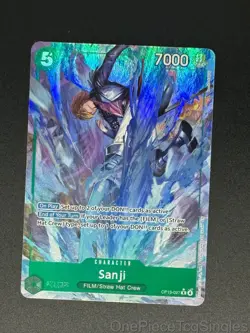 SANJI (ALTERNATE ART) OP13-027 R CARRYING ON HIS WILL ONE PIECE - Image 1