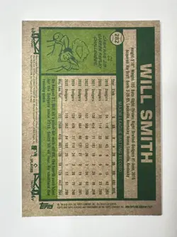 2026 Topps Heritage #282 Will Smith Green Chrome Refractor /99 Dodgers - Image 2