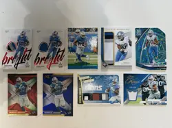 Kerryon Johnson - Detroit Lions LOT. Will sell as a LOT or singles if wanted. - Image 1