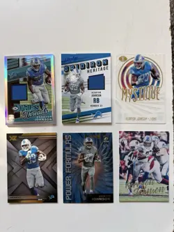 Kerryon Johnson - Detroit Lions LOT. Will sell as a LOT or singles if wanted. - Image 3