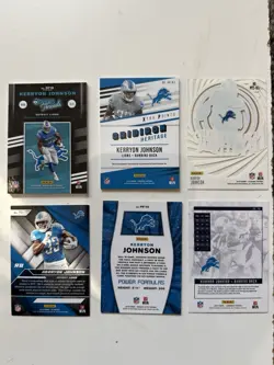 Kerryon Johnson - Detroit Lions LOT. Will sell as a LOT or singles if wanted. - Image 4
