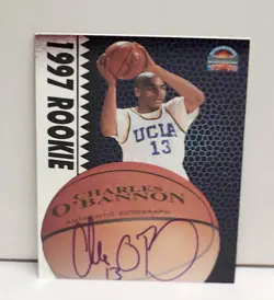 CHARLES O'BANNON 1997 Score Board Autograph ~ AUTO ~ UCLA BRUINS - Image 1