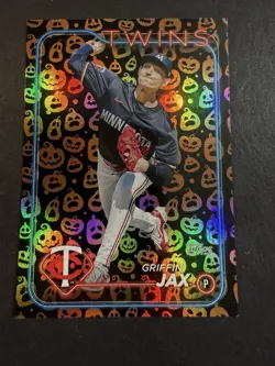 GRFFIN JAX - 2024 Topps Update Jack-O Lantern Parallel #US43 Minnesota Twins - Image 1