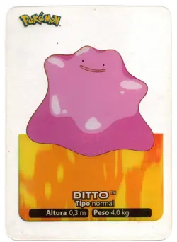 DITTO #132 LAMINCARD COLECCION POKEMON LAMINCARDS 2005 EDIBAS (USADA) - Image 1