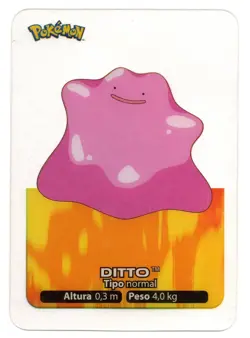 DITTO #132 LAMINCARD COLECCION POKEMON LAMINCARDS 2005 EDIBAS (USADA) - Image 1