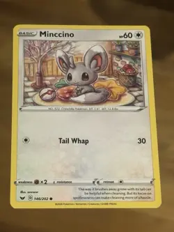 Minccino - 146/202 - Common Pokemon Card Buy 2 Get 1 Free - Image 1