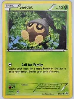 Seedot 5/106 Pokemon - XY Flashfire MP - Image 1