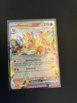 Flareon ex - (Prismatic Evolutions Stamp) 014/131 Miscellaneous Cards & Products - Image 1