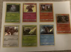 Pokemon Detective Pikachu Bundle 7 cards inc Psyduck, Charmander, Bulbasaur - Image 1
